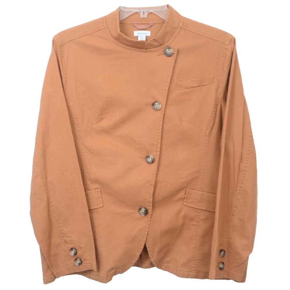 SUNDANCE Journeyer‎ Women’s PLUS XXL Lightweight Linen Blend Utility Jacket Top
